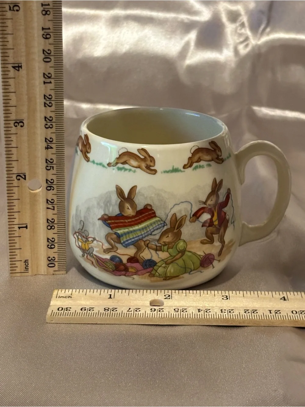 Set of 2 Vintage Royal Doulton Bunnykins Fine Bone Child’s Mugs